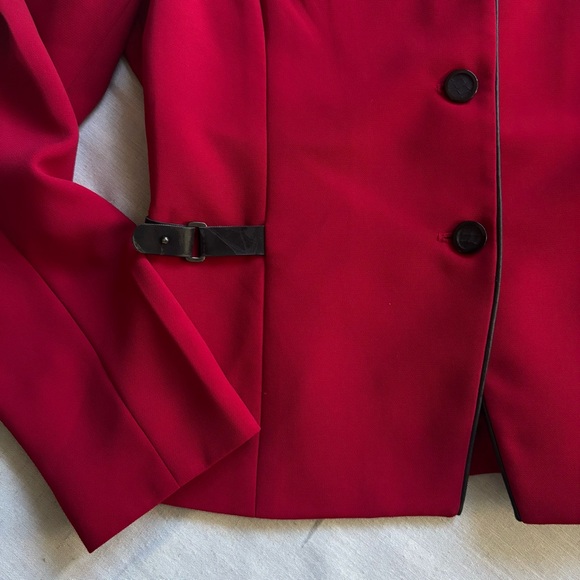 Kasper Rich Red Blazer & Skirt Suit Set Women’s Size 4 | Career Officewear - Picture 5 of 15